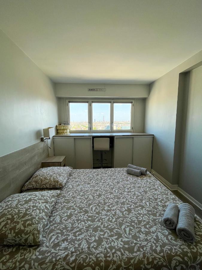 Vue Panoramique Sur Paris : Sublime Appartement Au Centre De กูร์เบอวัวร์ ภายนอก รูปภาพ