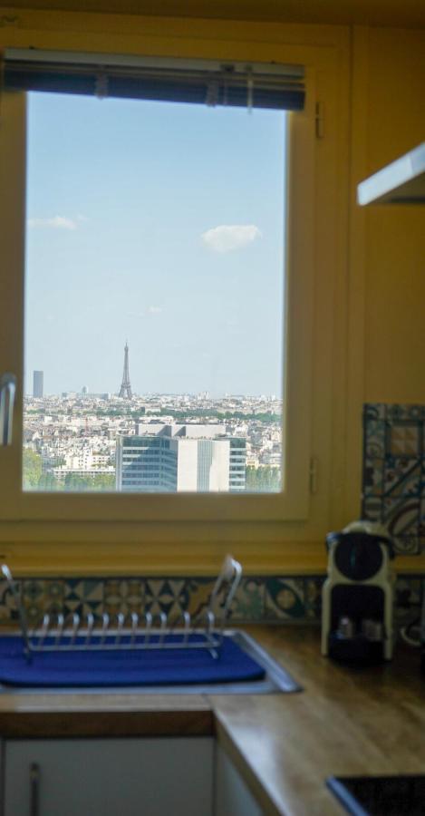 Vue Panoramique Sur Paris : Sublime Appartement Au Centre De กูร์เบอวัวร์ ภายนอก รูปภาพ