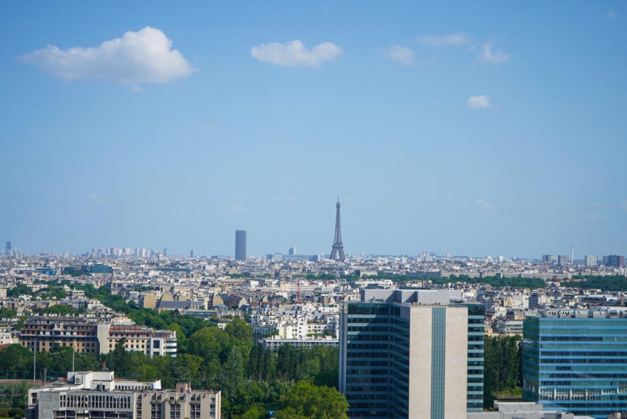 Vue Panoramique Sur Paris : Sublime Appartement Au Centre De กูร์เบอวัวร์ ภายนอก รูปภาพ
