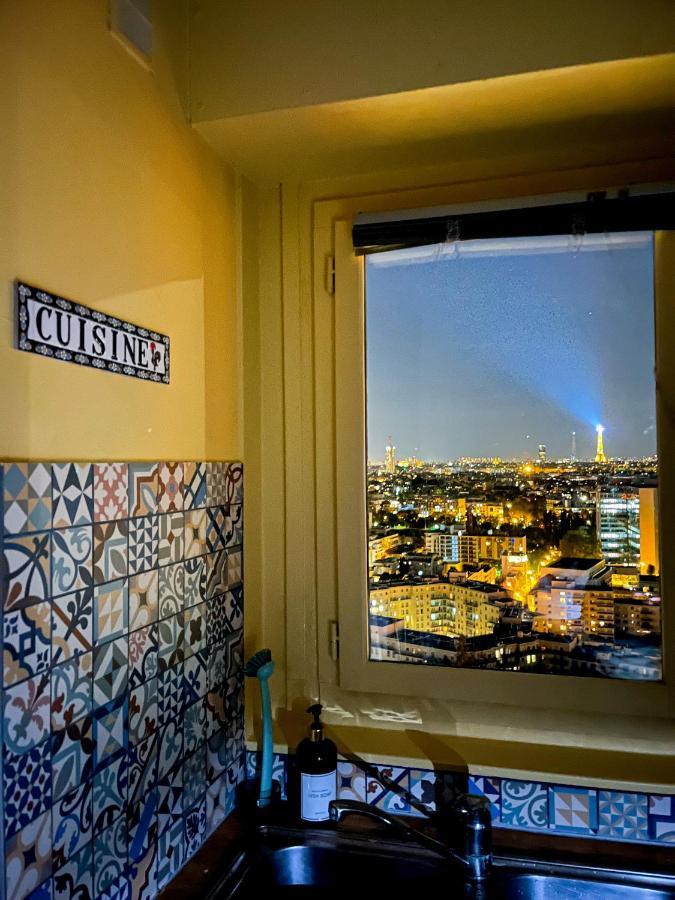 Vue Panoramique Sur Paris : Sublime Appartement Au Centre De กูร์เบอวัวร์ ภายนอก รูปภาพ